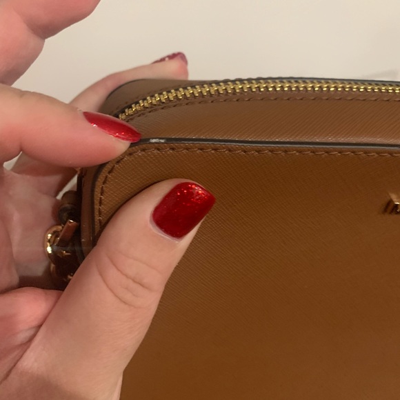 Michael Kors Jet Set Item Large East West Zip Crossbody Leather light brown - Picture 6 of 7